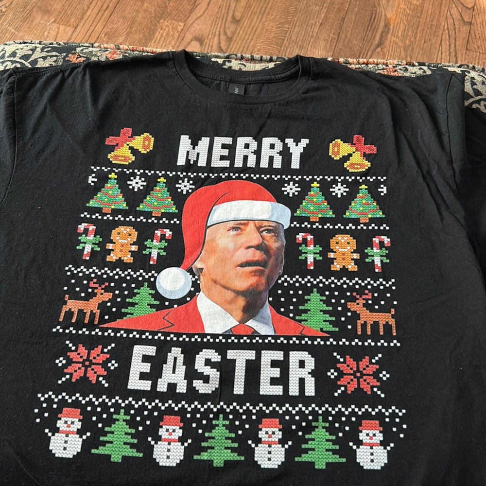 Christmas ugly men’s T-shirt
